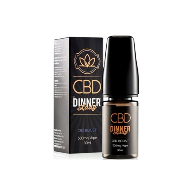 Dinner Lady 1000mg CBD 30ml E Liquid Boost 70VG 30PG